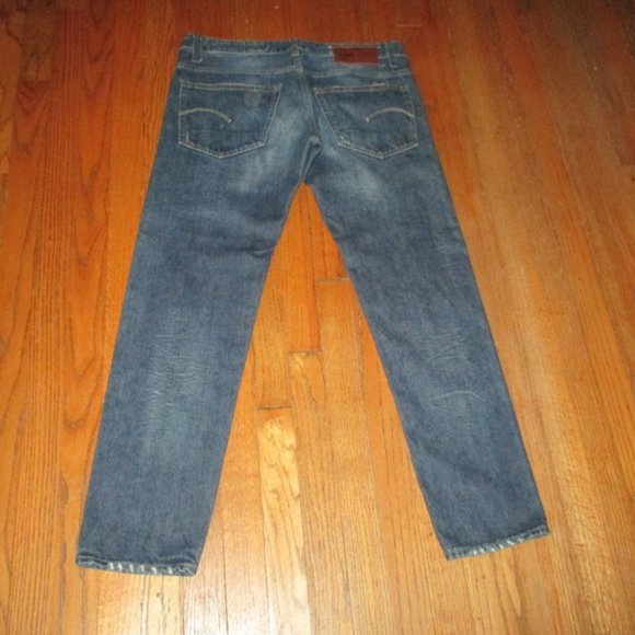 G-STAR RAW 3301 Selvedge Tapered Jeans Sz 34x31 - Picture 10 of 10